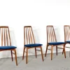 Pamono Eva Dining Chairs by Niels Koefoed for Koefoeds Møbelfabrik, 1960s, Set of 4 New