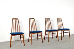Pamono Eva Dining Chairs by Niels Koefoed for Koefoeds Møbelfabrik, 1960s, Set of 4 New