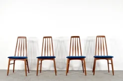 Pamono Eva Dining Chairs by Niels Koefoed for Koefoeds Møbelfabrik, 1960s, Set of 4 New