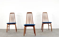 Pamono Eva Dining Chairs by Niels Koefoed for Koefoeds Møbelfabrik, 1960s, Set of 4 New