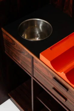 Pamono Expanding Captain's Bar in Rosewood from Dyrlund, Denmark, 1960s Online