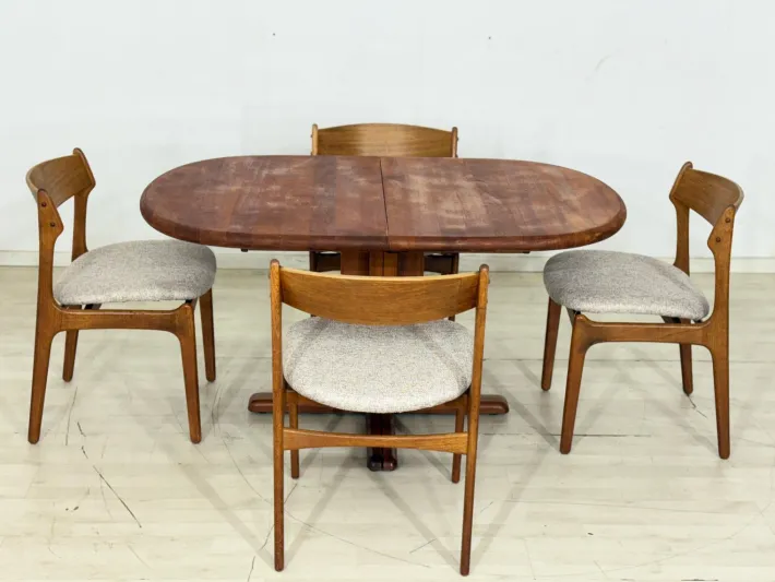 Pamono Extendable Dining Table in Teak from Dyrlund Best