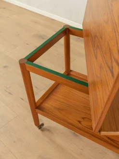 Pamono Extendable Serving Trolley by Poul Jeppesen for Poul Jeppesens Møbelfabrik, 1960s Outlet