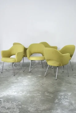 Pamono Fabric Armchair by Eero Saarinen for Knoll Inc. / Knoll International, 1957 Sale