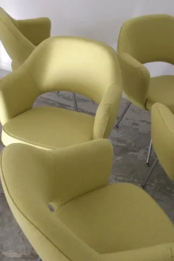 Pamono Fabric Armchair by Eero Saarinen for Knoll Inc. / Knoll International, 1957 Sale