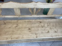 Pamono Farm Bench in Natural Wood New