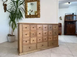 Pamono Farmhouse Biedermeier Chest of 21 Drawers Hot