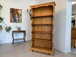 Pamono Farmhouse Bookcase in Natural Wood