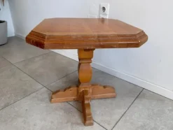 Pamono Farmhouse Wood Table Side Outlet