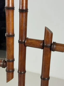 Pamono Faux Bamboo Commode with Mirror, 1890s Online