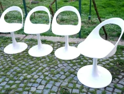Pamono Fiberglass Chairs for Fiarm Scorzè, Italy, 1960s, Set of 4 Outlet