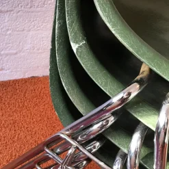 Pamono Fiberglass DSS Stacking Chairs by Ray & Charles Eames for Herman Miller, 1950s, Set of 4 Hot