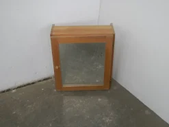 Pamono Fir Cabinet with Mirror, 1970s Best