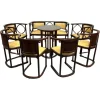 Pamono Fledermaus Seating Group by Josef Hoffmann for Jacob Josef Kohn, 1905, Set of 8 Hot