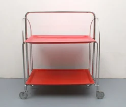 Pamono Foldable Serving Cart from Dinett, 1970s Discount