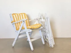 Pamono Folding Armchairs by Reguitti, 1980s, Set of 4 New