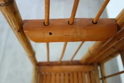 Pamono Folding Bamboo Shelf, 1950s Sale