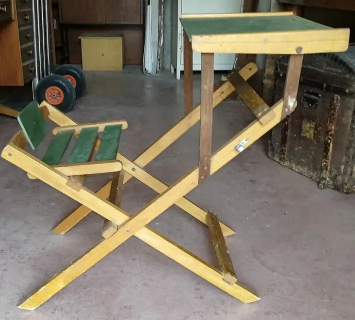 Pamono Folding Children's School Desk, 1960s Hot