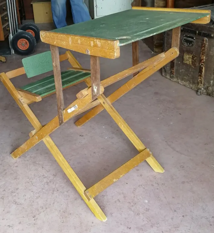 Pamono Folding Children's School Desk, 1960s Hot