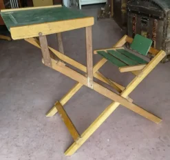 Pamono Folding Children's School Desk, 1960s Hot