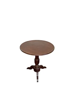 Pamono Folding Round Walnut Table Discount