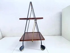 Pamono Folding Serving Trolley in Teak from Ilse Möbel, 1960s Online