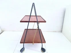 Pamono Folding Serving Trolley in Teak from Ilse Möbel, 1960s Online