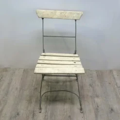 Pamono Folding Wooden Garden Chair, 1940s Hot