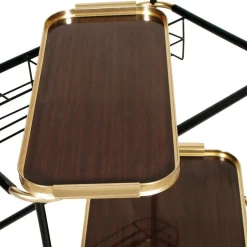 Pamono Formica & Metal Bar Cart from MB Italia, 1960s Clearance