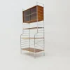 Pamono Free Standing String Shelf-System with Cabinet in Teak from WHB Germany, 1950s Discount