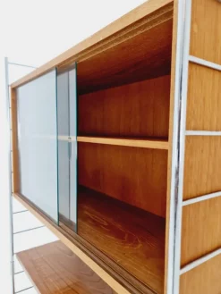 Pamono Free Standing String Shelf-System with Cabinet in Teak from WHB Germany, 1950s Discount