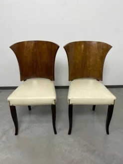 Pamono French Art Deco Dining Chairs, 1930s, Set of 6 New