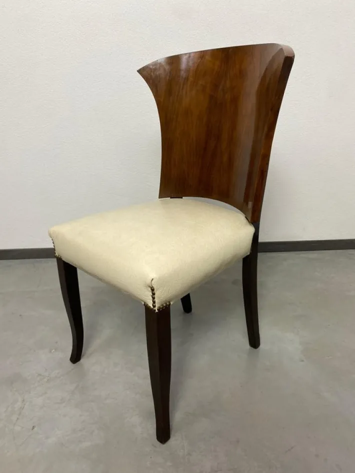 Pamono French Art Deco Dining Chairs, 1930s, Set of 6 New