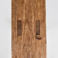 Pamono French Art Deco Narrow Wood Bench, 1930s Clearance