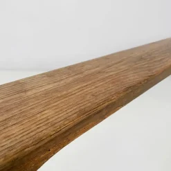 Pamono French Art Deco Narrow Wood Bench, 1930s Clearance