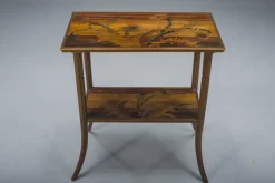 Pamono French Art Nouveau Marquetry Table by Emile Galle, 1900s Online