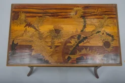 Pamono French Art Nouveau Marquetry Table by Emile Galle, 1900s Online