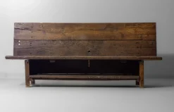 Pamono French Art Populaire Fermette Bench, Early 1900s Outlet