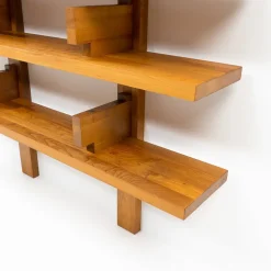 Pamono French B17 Bookshelf by Pierre Chapo, 1970s Hot