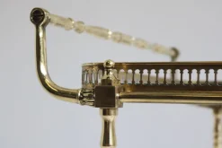 Pamono French Brass Bar Cart from Maison Baguès, 1950s New