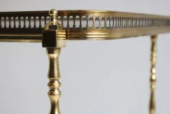 Pamono French Brass Bar Cart from Maison Baguès, 1950s New