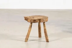 Pamono French Elm Side Table, 1900 New