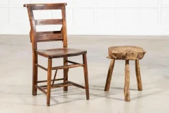 Pamono French Elm Side Table, 1900 New