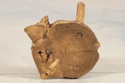 Pamono French Elm Side Table, 1900 New