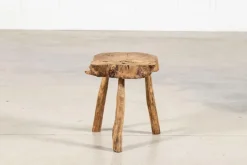 Pamono French Elm Side Table, 1900 New