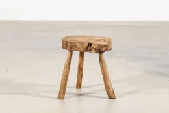 Pamono French Elm Side Table, 1900 New