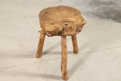 Pamono French Elm Side Table, 1900 New