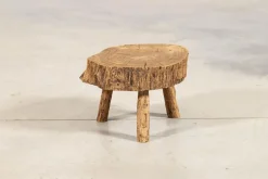 Pamono French Elm Side Table, 1900s Clearance