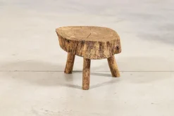Pamono French Elm Side Table, 1900s Clearance