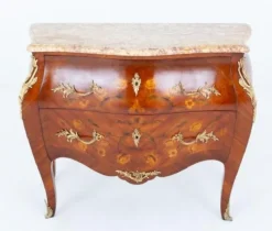 Pamono French Empire Commode Bombe Chest of Drawers, 1890s Online